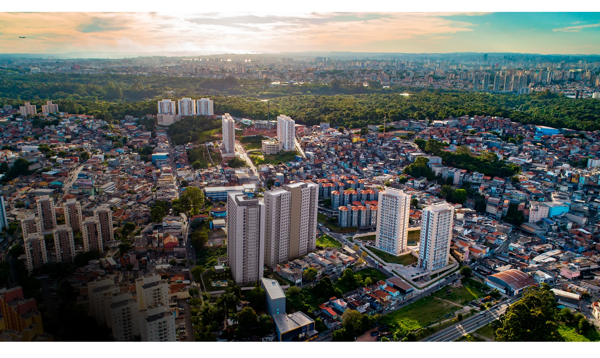 Vista aérea do Jardim Botânico, São Paulo
